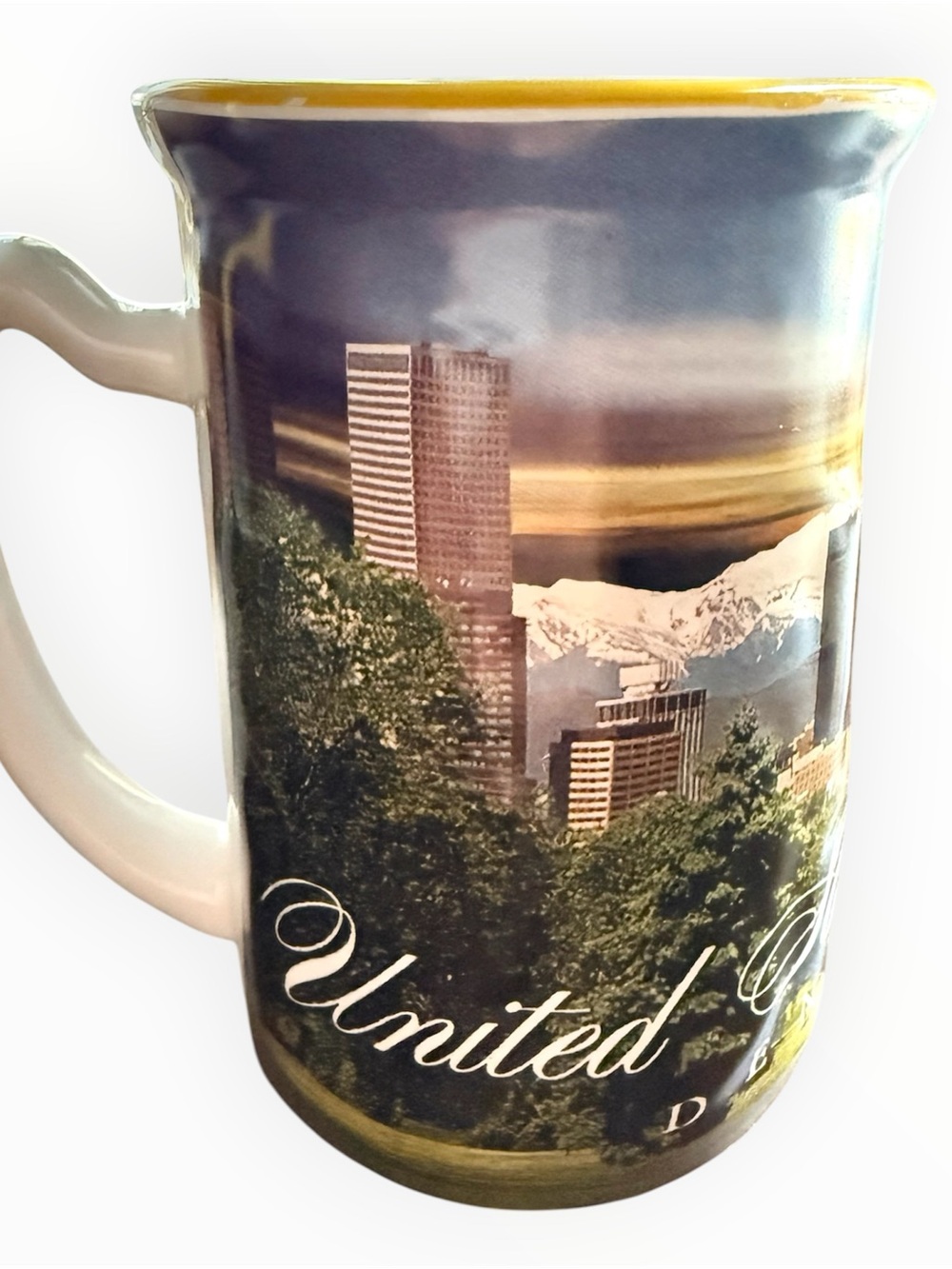Denver US Mint Ceramic Mug | Vintage United States Treasury Souvenir Coffee Cup - Picture 2 of 9